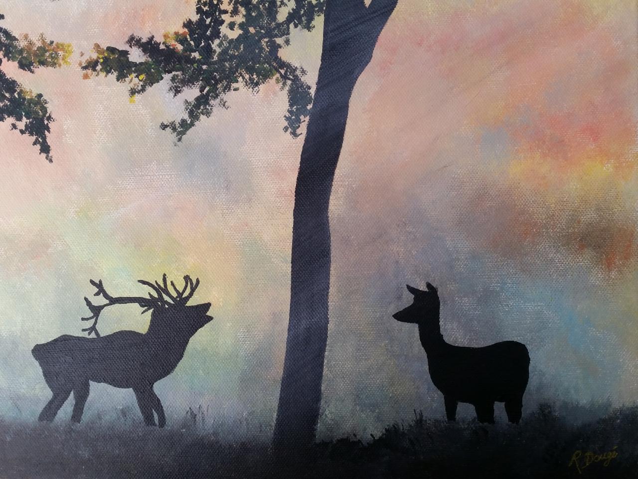 Le brame du cerf